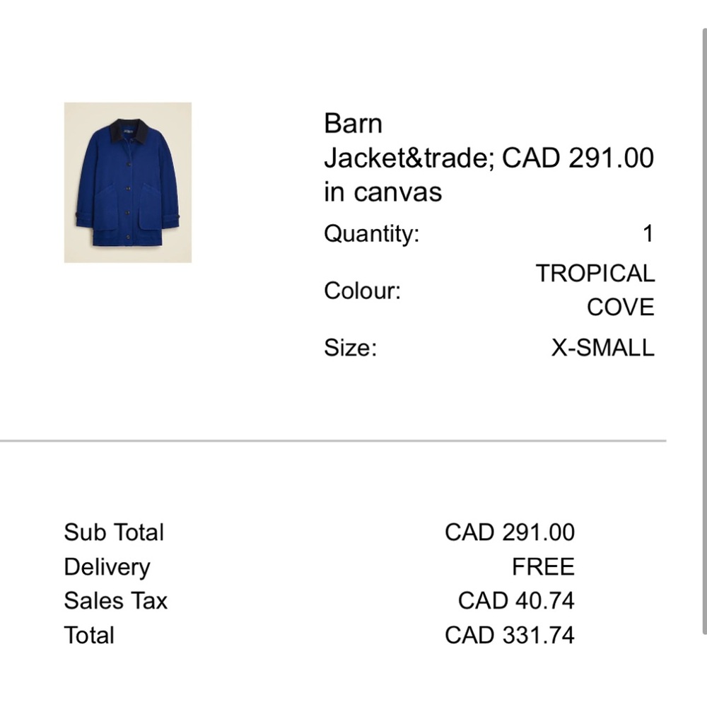 J. Crew Barn Jacket - Picture 4 of 4